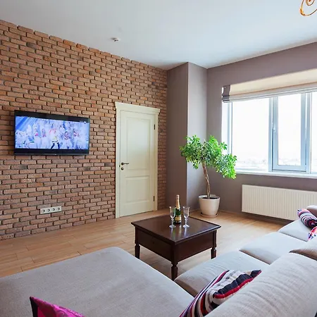 Stylish Views Apartments In The Parasol. Parus .Obolonskaya Embankment Kyiv Exterior photo